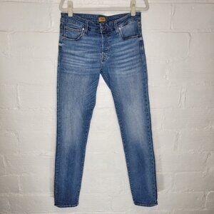 Jack & Jones Men's Size 34 Jeans Slim Glenn Button Fly